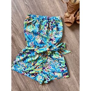 Lilly Pulitzer Ritzy Strapless Romper - XS {NWOT}